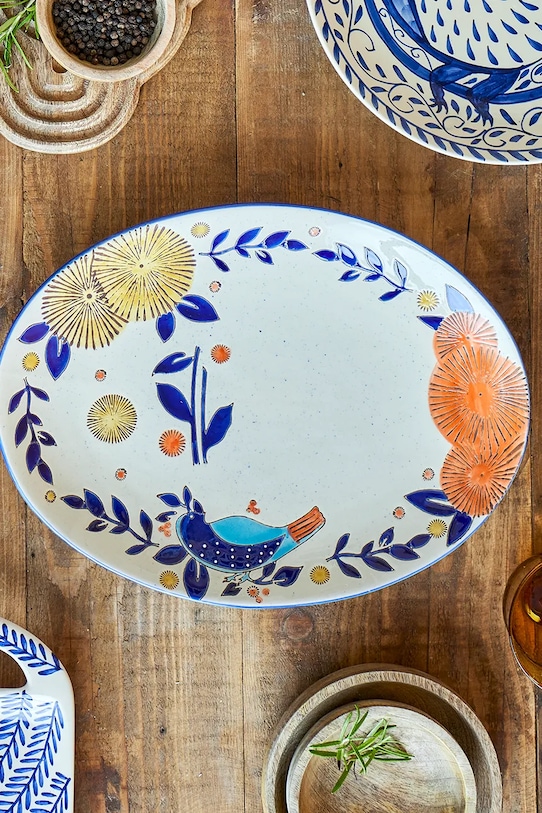 Сервірувальне блюдо Bloomingville Lynna барвистий 82061669