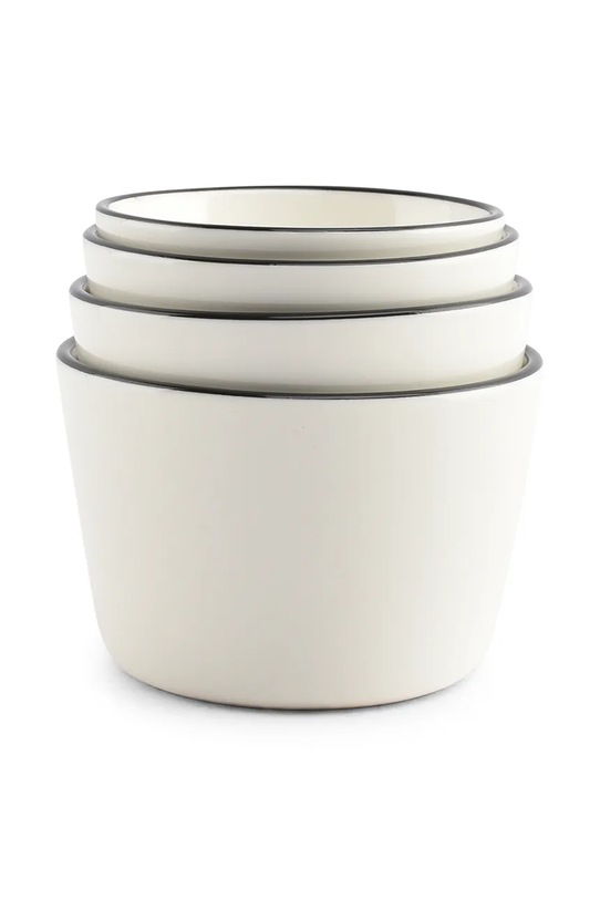 Salt&Pepper zestaw misek Nero 4-pack 854172 biały AA00
