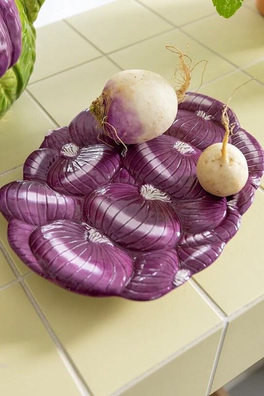 Bucătărie și bar &k amsterdam farfurie de servire Legume Onion 2188.05 violet
