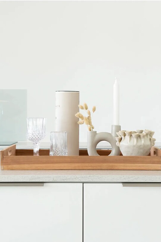 Διακοσμητικός δίσκος Faro μπεζ 4601025