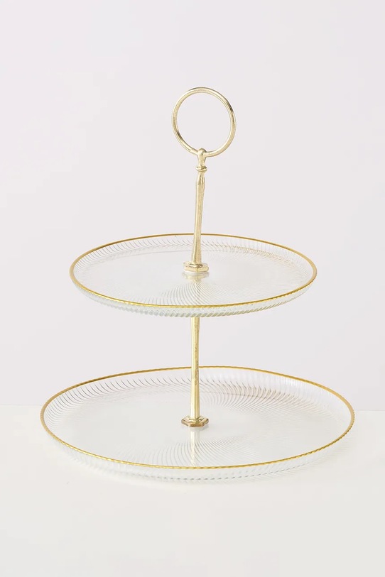 Boltze etażerka Mirol 25 cm 2057524 transparentny AA00