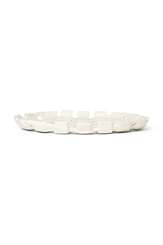 ferm LIVING farfurie decorativă Plait Platter alb 1104269920