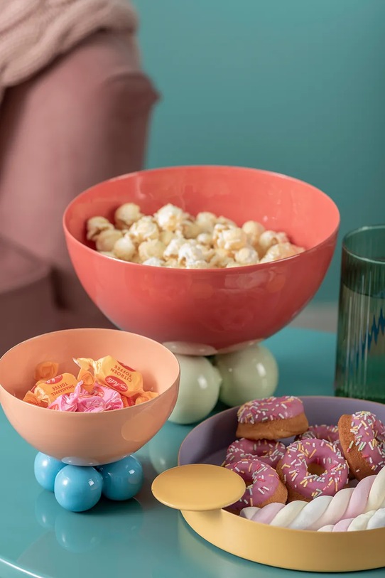 Декоративна чаша Present Time Double Funky M PT4251OR помаранчевий AA00