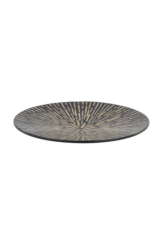 Servírovací tanier home & lifestyle 38 x 38 x 4 cm čierna F121060