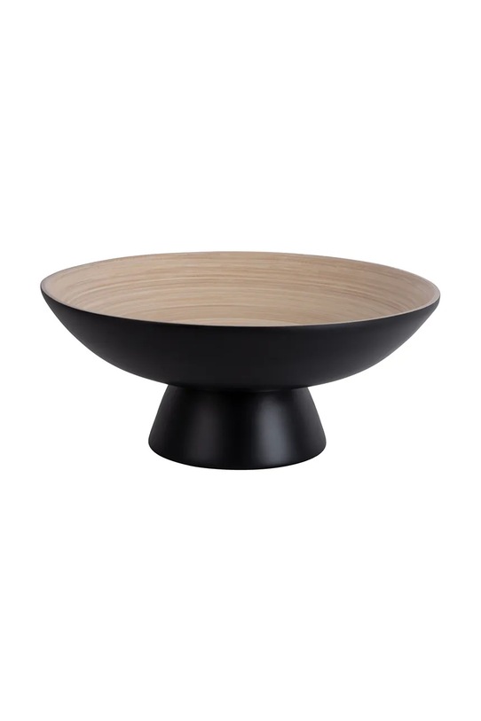 Present Time misa ozdobna Fruit Bowl Puro 30 cm czarny PT4142BK