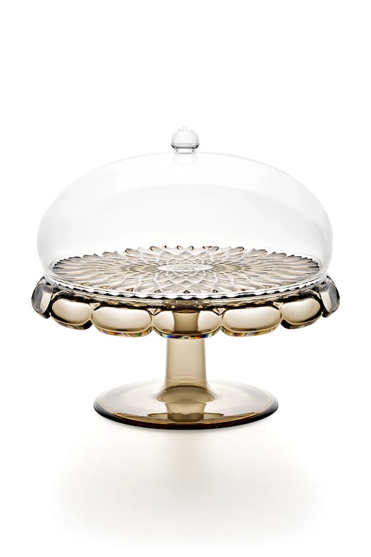 Guzzini patera z kloszem Vanity 30 cm beżowy 131901STE282