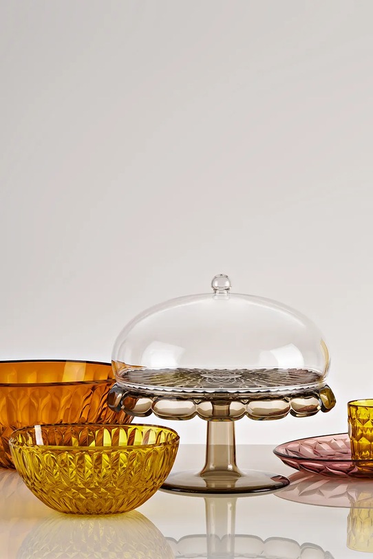 Kuchnia i bar Guzzini patera z kloszem Vanity 30 cm 131901STE282 beżowy