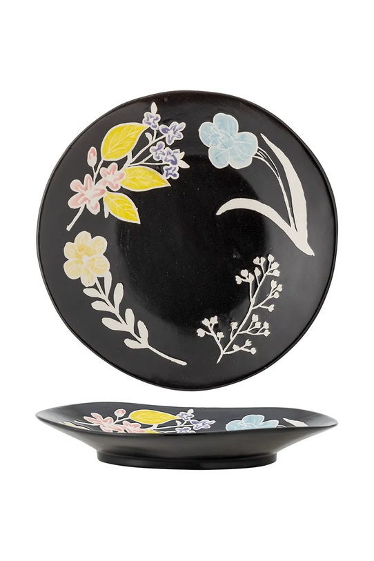 Kuchnia i bar Bloomingville taca do serwowania 26 x 3,5 x 25 cm 82072566 czarny