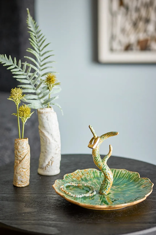 Bucătărie și bar Bloomingville bol decorativ Litton 17,5 x 13,5 cm 82072547 verde