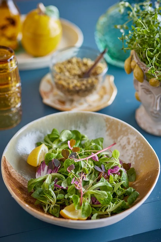 Bloomingville misa Lacey 1,3 L 82072537 żółty