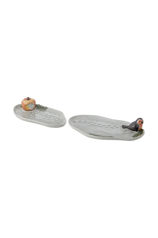 Bloomingville zestaw tac 82062848 szary AA00