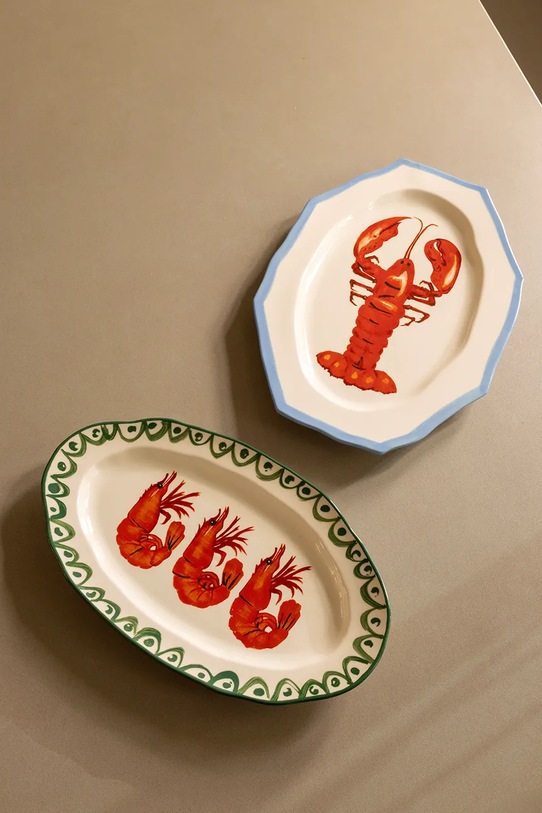 Κουζίνα και μπαρ Πιάτο &k amsterdam sirene 41,5 x 27 x 2,5 cm 2193.01 πολύχρωμο