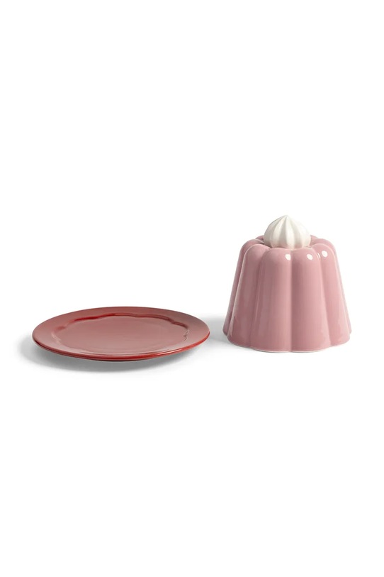 &k amsterdam talerz z pokrywką Cloche pudding 14 x 17 cm 2843.01 multicolor AA00