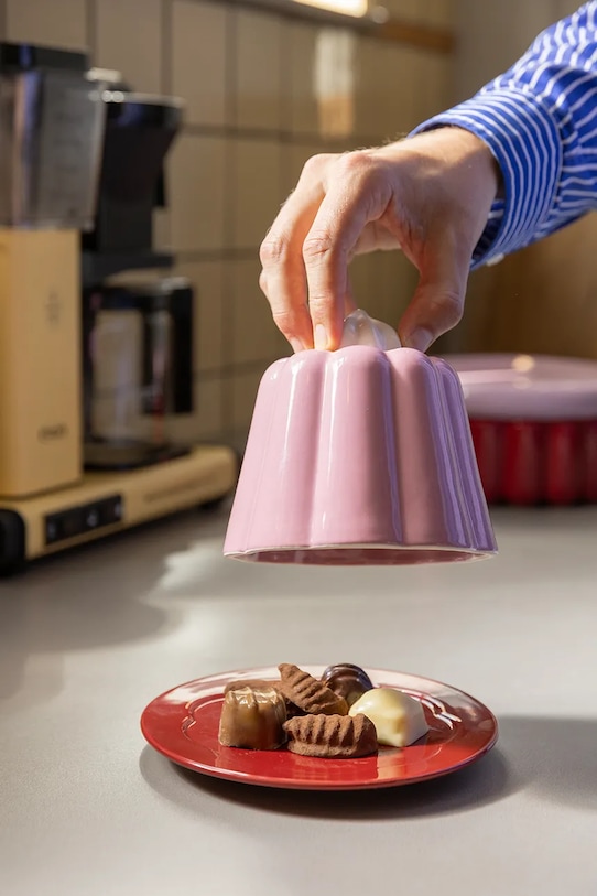 &k amsterdam farfurie cu capac Cloche pudding 14 x 17 cm multicolor 2843.01