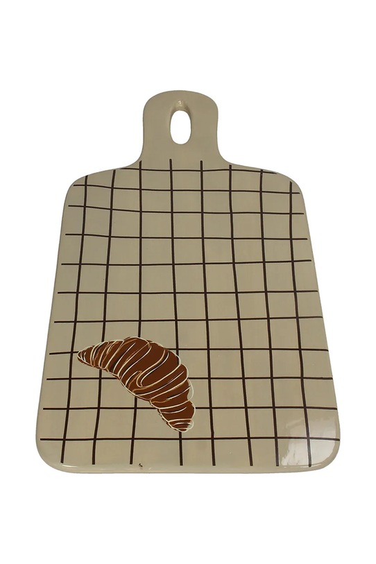 Dekorativni pladanj home & lifestyle Croissant 1,5 x 23 x 40,5 cm bež KAL.8479