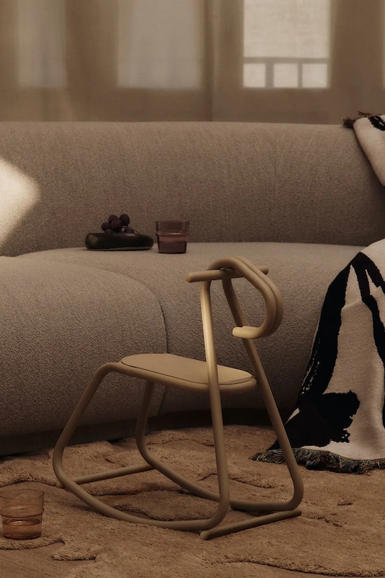 Kuchnia i bar ferm LIVING miska dekoracyjna Bellure 18 x 4 cm 1104272111 brązowy