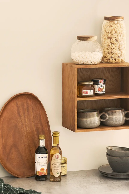 House Nordic vassoio decorativo 29 x 39 x 2,5 cm marrone 4501354