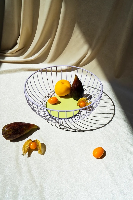 Kuchnia i bar Octaevo kosz na owoce Iris 27 x 26 x 10,5 cm OIBLI.20 fioletowy