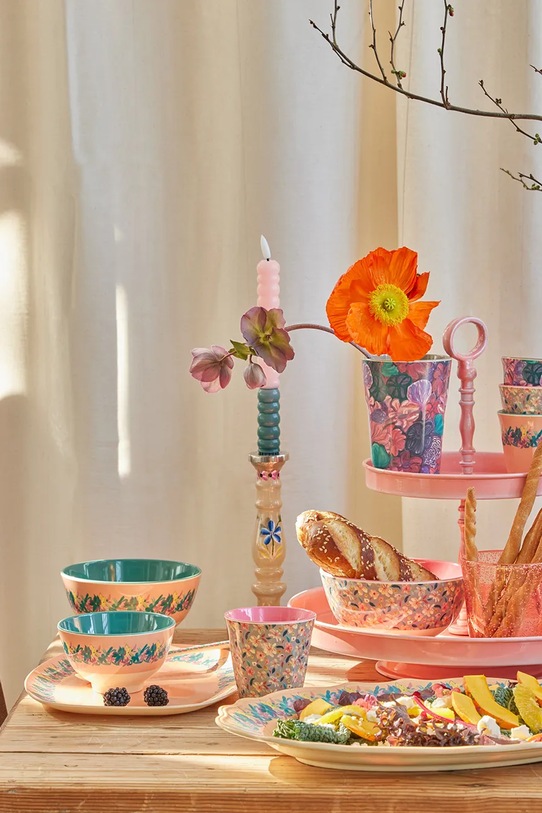 Rice etażerka Étagere 37 cm różowy KITET.CCS