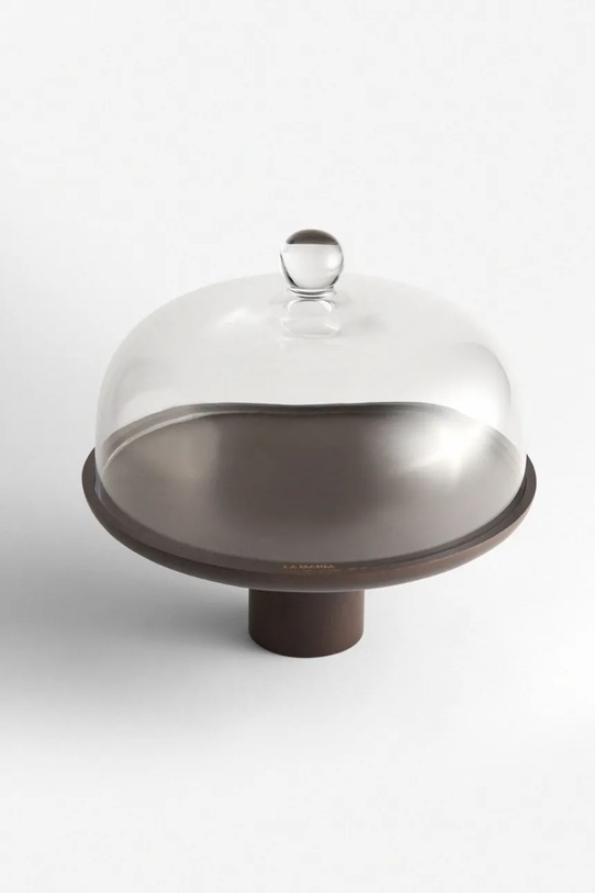 Kuchnia i bar La Mania patera z kloszem Male II 27 x 27,5 cm 5905549447116 brązowy