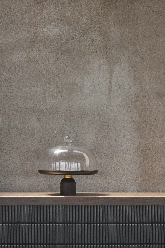 La Mania patera z kloszem Male II 27 x 27,5 cm brązowy 5905549447116