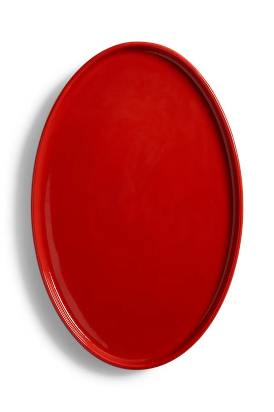 &k amsterdam talerz do serwowania chiquito 27 x 17,5 cm czerwony 2816.07