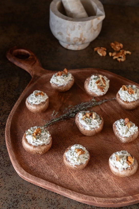 Kuchnia i bar J-Line taca do serwowania 35 x 25 cm 47635 brązowy