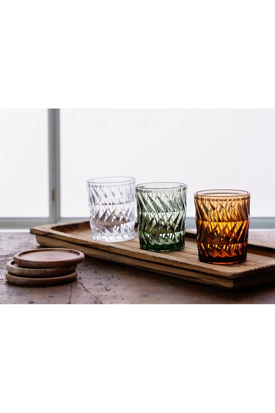 Madam Stoltz zestaw tac dekoracyjnych 30 x 15 x 3 / 18 x 50 x 3 cm 2-pack 240203B.12E beżowy