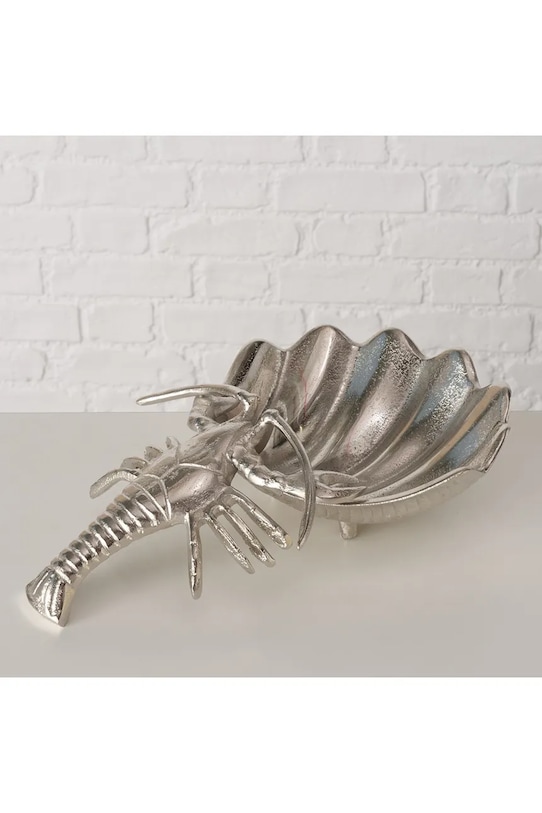 Boltze miska dekoracyjna Lobster 35,5 x 22,5 x 8 cm 2056560 szary AA00