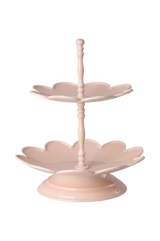 Rice etażerka 29 x 25 x 25 cm różowy KITET.FLOW