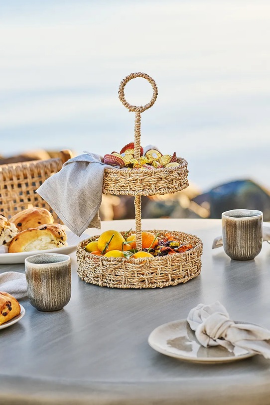 House Nordic etażerka do serwowania 25 x 25 x 40,5 cm zielony 4601051