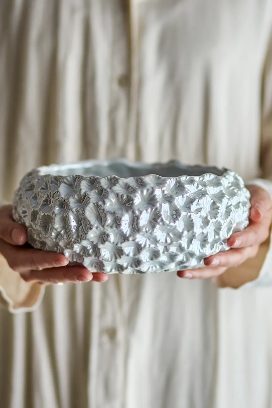 Кухня и бар Блюдо Bloomingville Lowen 1,75 L 82072739 белый