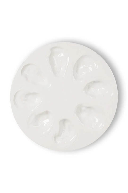 Byon talerz do serwowania z dolomitu 27 x 2 cm biały 5228615502