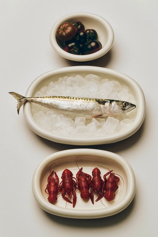 Kuchnia i bar HAY talerz do serwowania z terakoty 6 x 27 x 36 cm AC468.A603.AB90 multicolor