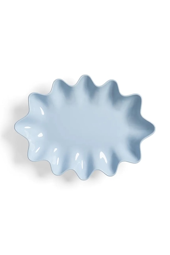 &k Amsterdam Misa na owoce z kamionki 42,5 x 32 x 8 cm 2838.06 niebieski AA00