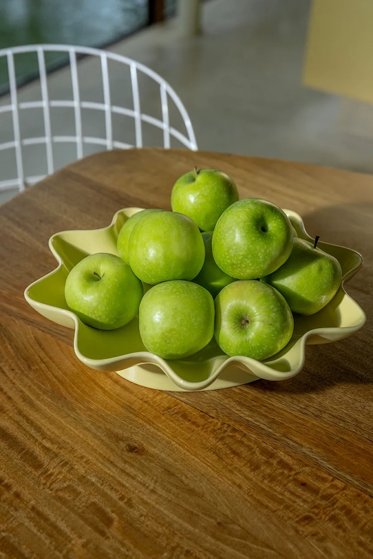 Kuchnia i bar &K amsterdam misa na owoce z kamionki 33 x 28 x 8 cm 2838.07 żółty