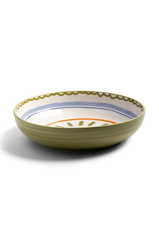 &K Amsterdam misa do sałatek z porcelany 6,5 cm multicolor 2829.07