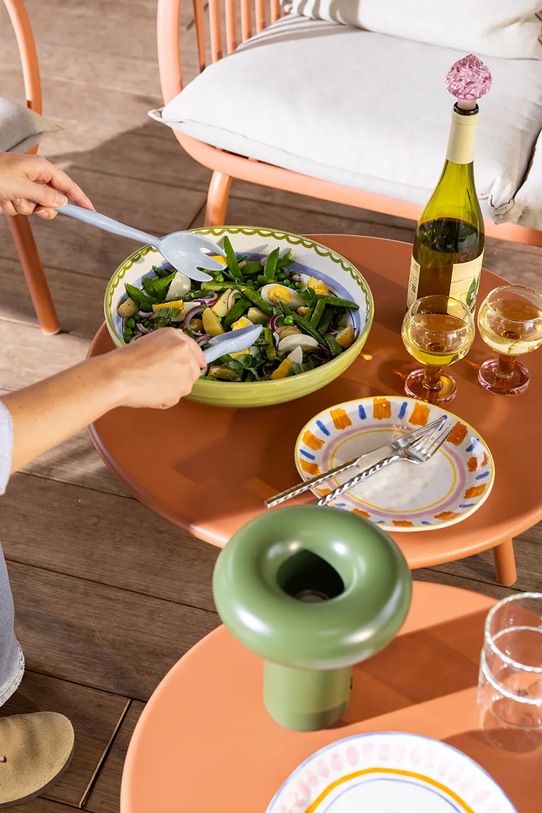 &K Amsterdam misa do sałatek z porcelany 6,5 cm 2829.07 multicolor