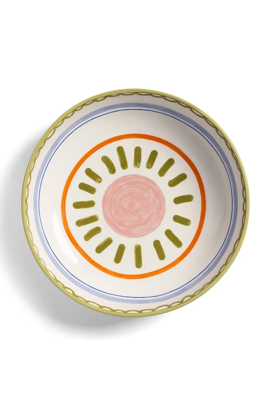 &K Amsterdam misa do sałatek z porcelany 6,5 cm 2829.07 multicolor AA00