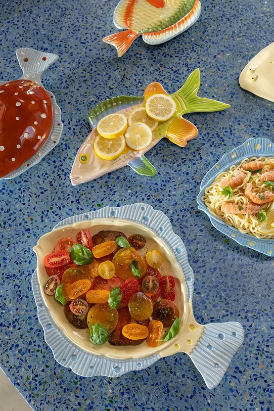 &k amsterdam półmisek do serwowania z kamionki 37 x 29,5 x 3 cm 2846.01 multicolor