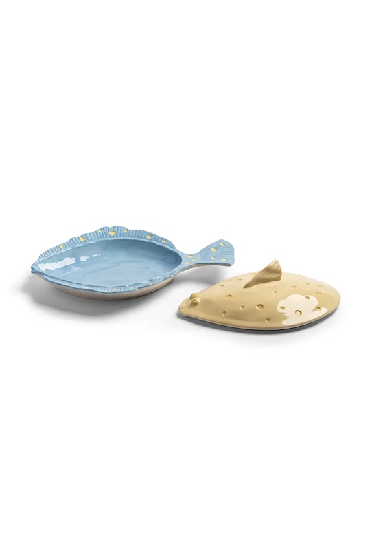 &k amsterdam półmisek do serwowania z kamionki 29,5 x 21 x 9 cm 2846.02 multicolor AA00