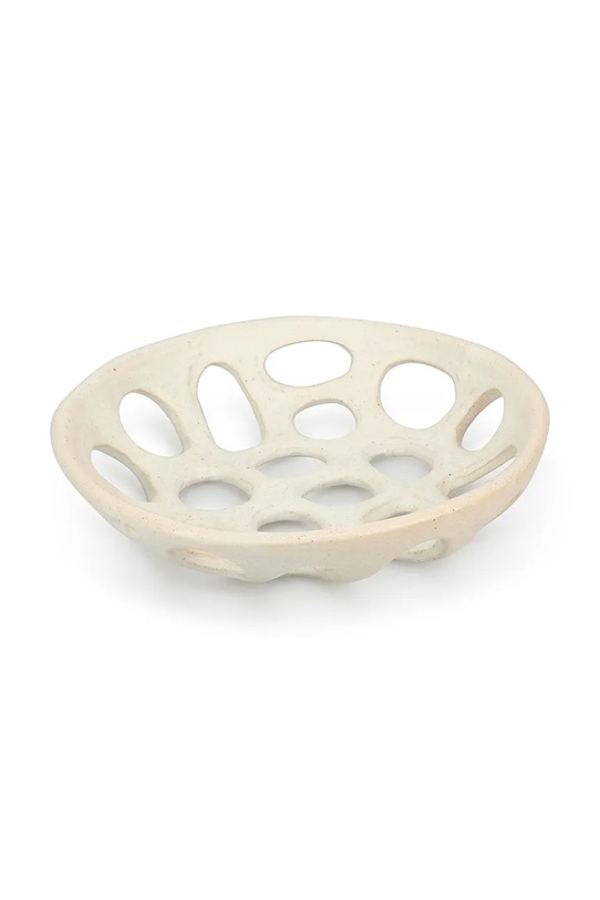 S|P Collection misa na owoce z kamionki 20,5 x 4 cm 803667 beżowy AA00