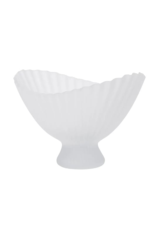 Ferm Living misa na ovocie z fúkaného skla 19 x 29 x 23 cm biela 1104272627