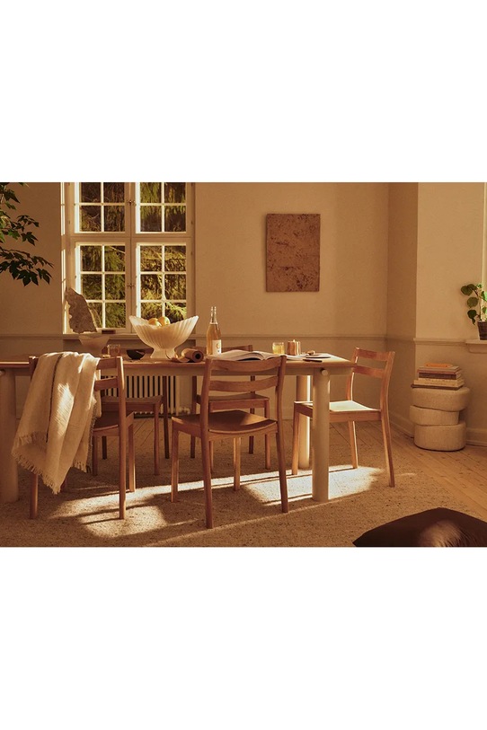 Ferm Living misa na ovocie z fúkaného skla 19 x 29 x 23 cm biela 1104272627