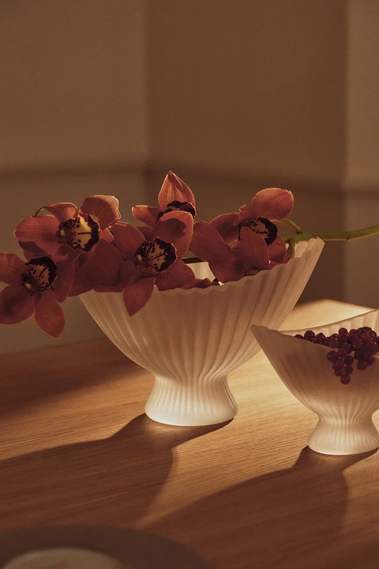 Kuhinja i bar Ferm Living zdjela za voće 13 x 21 x 15 cm 1104272628 bijela