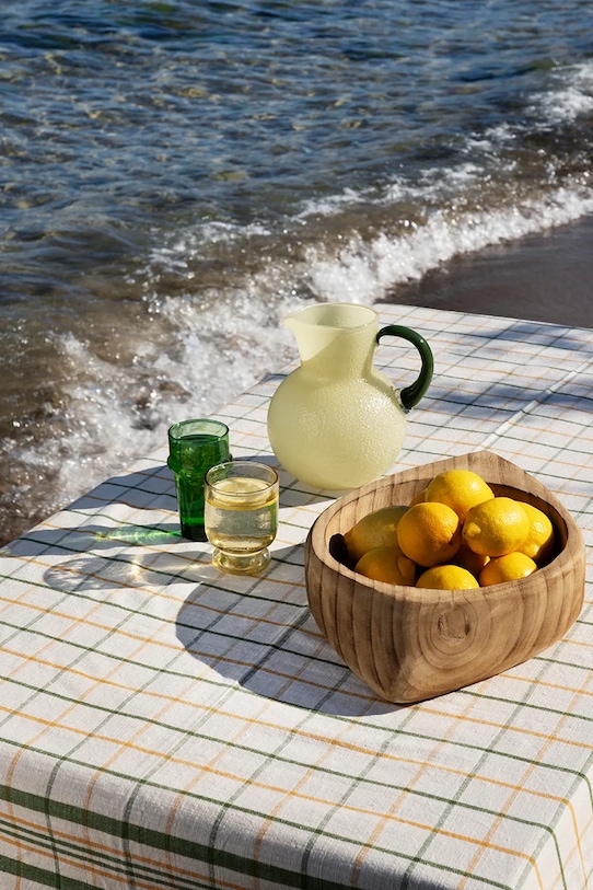 Kuchnia i bar Madam Stoltz misa na owoce drewniana 42 x 26 x 9 cm HYGY.240309C brązowy