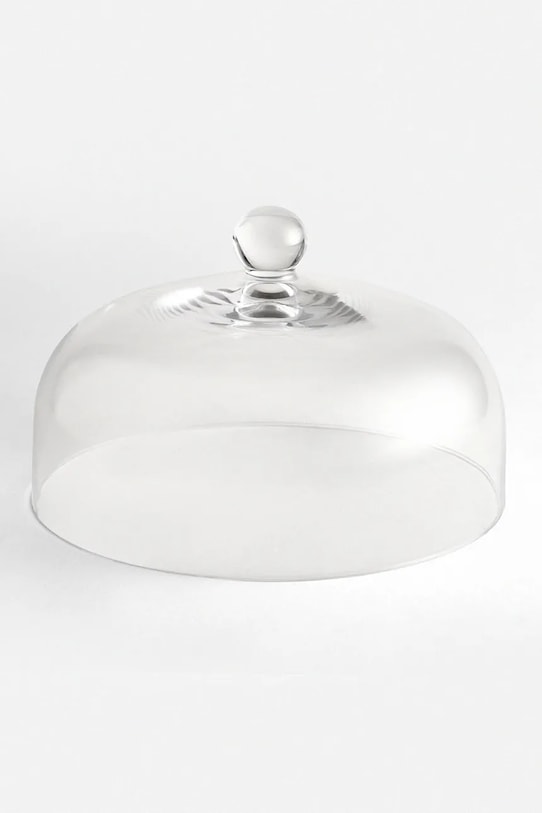 La Mania platou cu picior cu abajur din lemn de fag 27 x 27,5 cm 5905549447109 maro