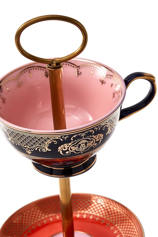 Pols Potten etażerka z porcelany 19,3 x 44 cm multicolor 230.400.623