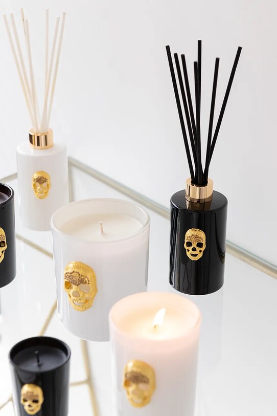 Home SPA Διαχυτής αρώματος J-Line Skull Nuit Noire 200 ml 49972 μαύρο