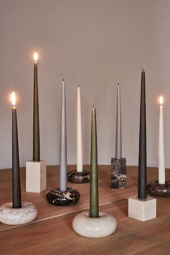 Домашнє SPA Набір свічок OYOY Fukai Candles L 2-pack L301383 сірий